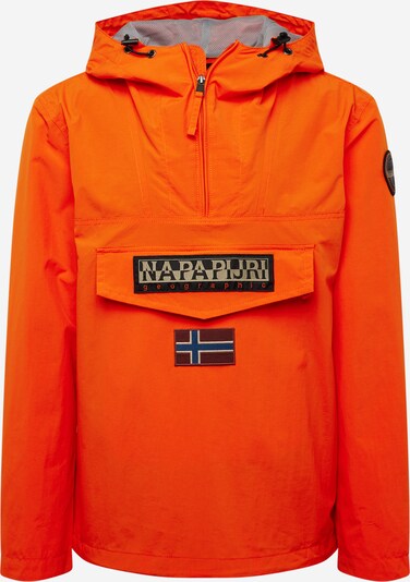 NAPAPIJRI Performance Jacket 'RAINFOREST' in Blue / Orange / Carmine red / Black, Item view