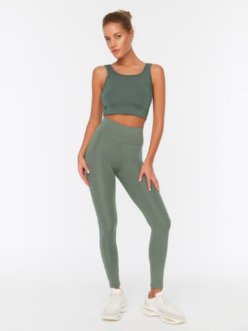 Trendyol Skinny Legíny - Zelená