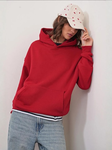 MixRay - Sweatshirt em vermelho
