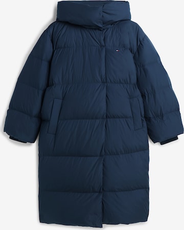 TOMMY HILFIGER Płaszcz zimowy w kolorze niebieski: przód
