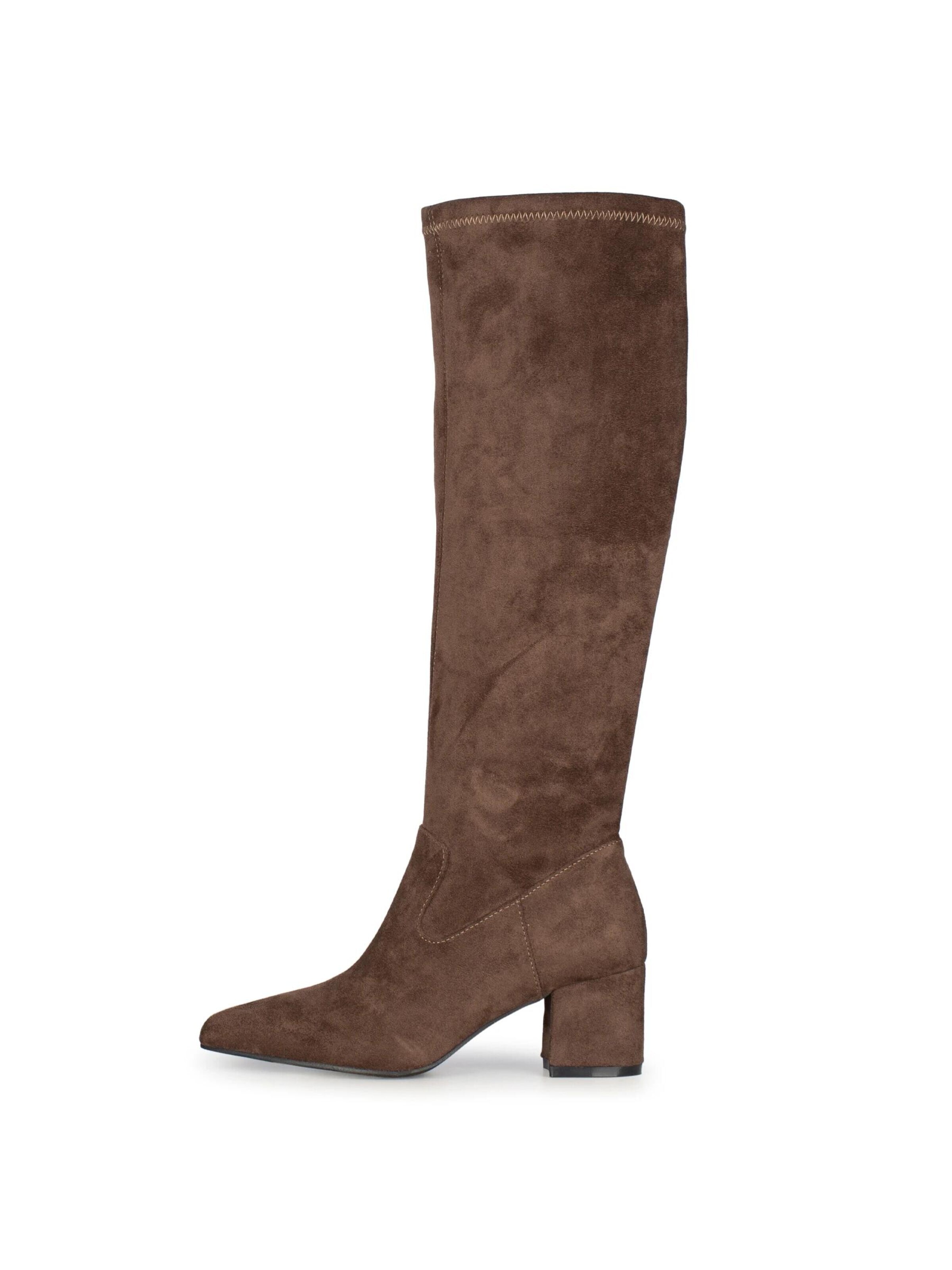 POSH by Poelman Laarzen in Bruin: voorkant