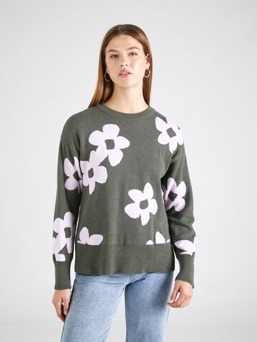 MELA Pullover 'FAIZA' (GOTS) in Grün: Vorderseite