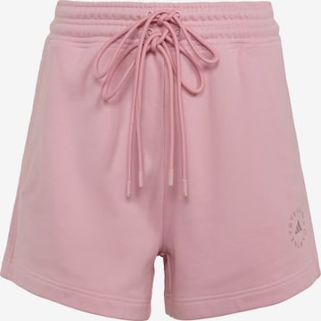 ADIDAS BY STELLA MCCARTNEYLoosefit Sportske hlače 'TrueCasuals' - roza boja: prednji dio