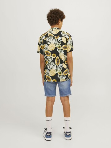 Jack & Jones Junior Regular Fit Skjorte 'Luke Tampa' i sort