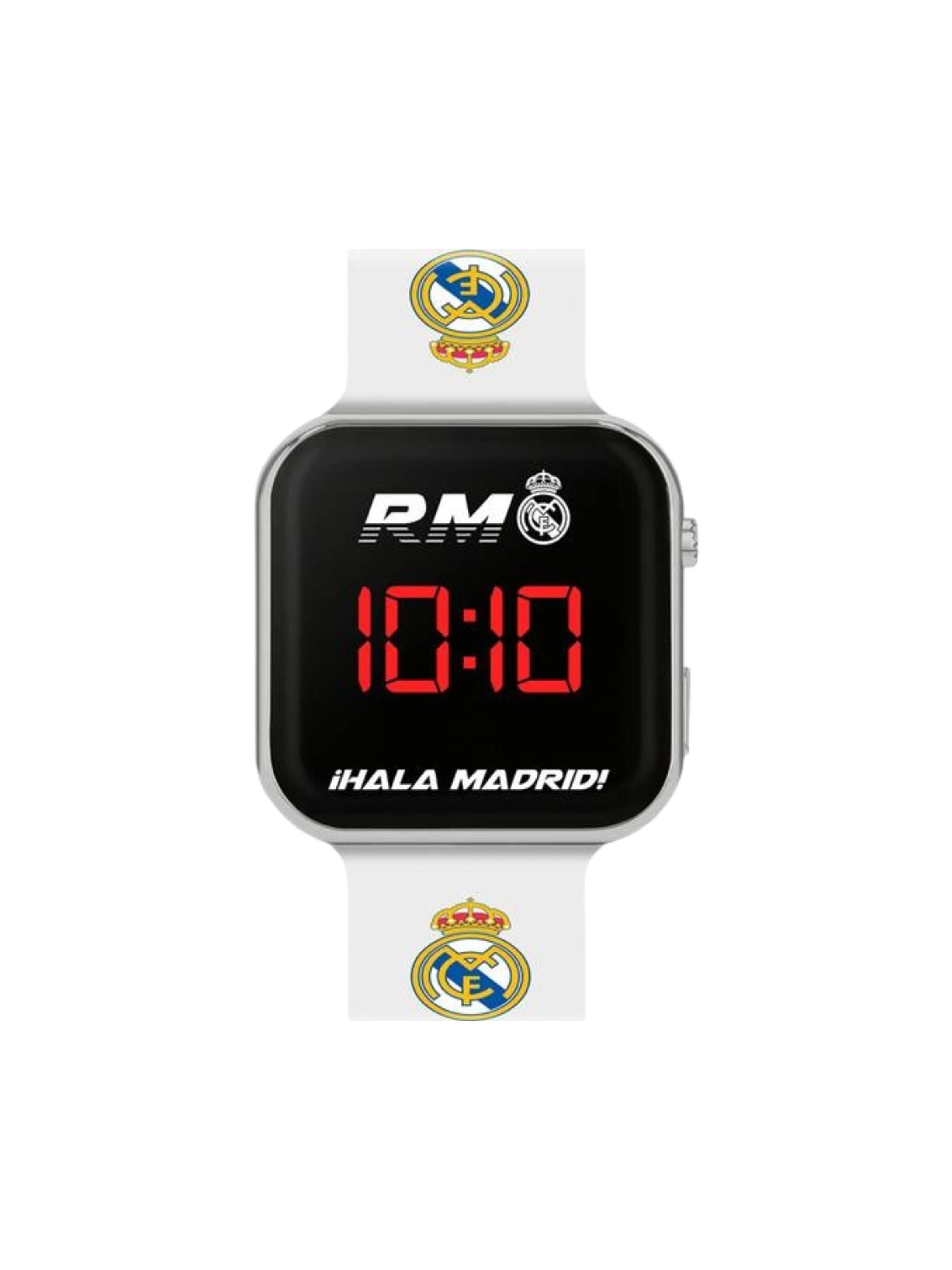 Montre à affichage analogique 'Real Madrid LED Uhr' diademita en blanc