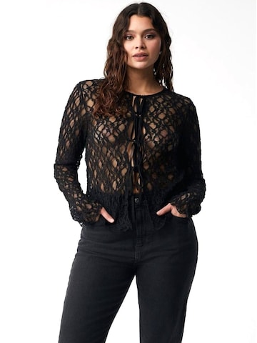 Ethiquet - Blusa 'Blusen' em preto