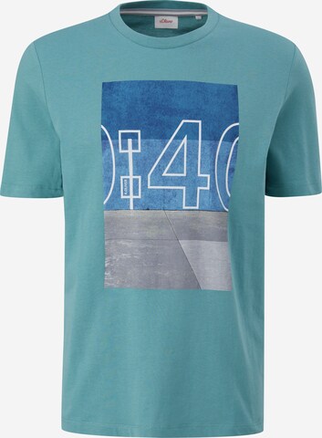 T-Shirt s.Oliver en bleu : devant