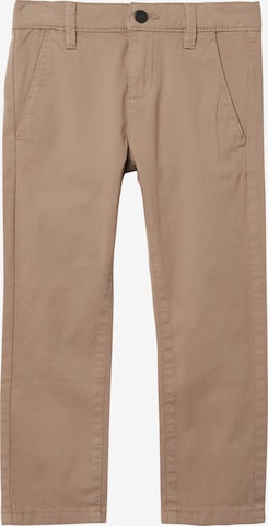 Pantalon 'Pelle' s.Oliver en marron : devant