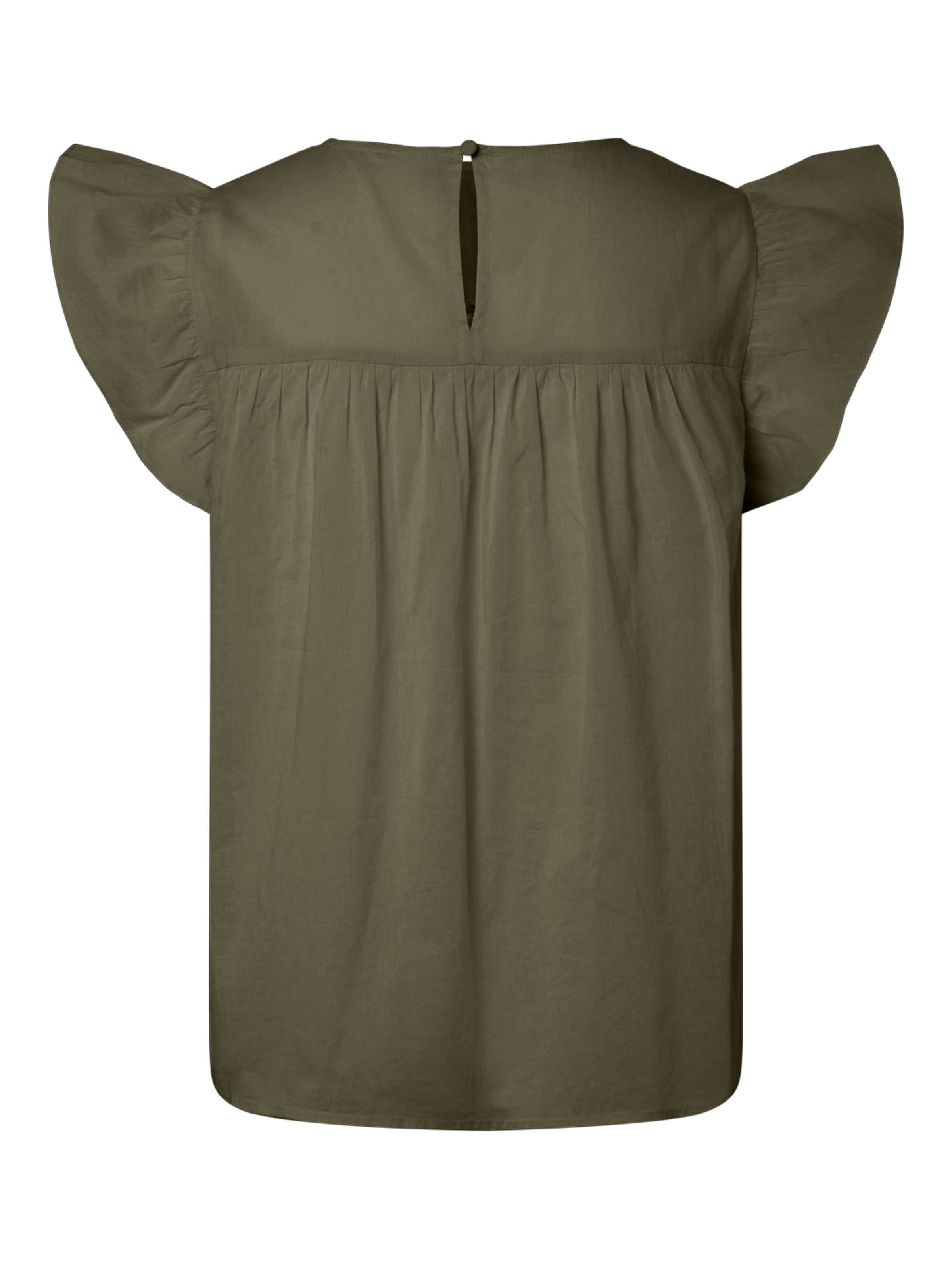 T-shirt 'PCAstrid' PIECES en vert