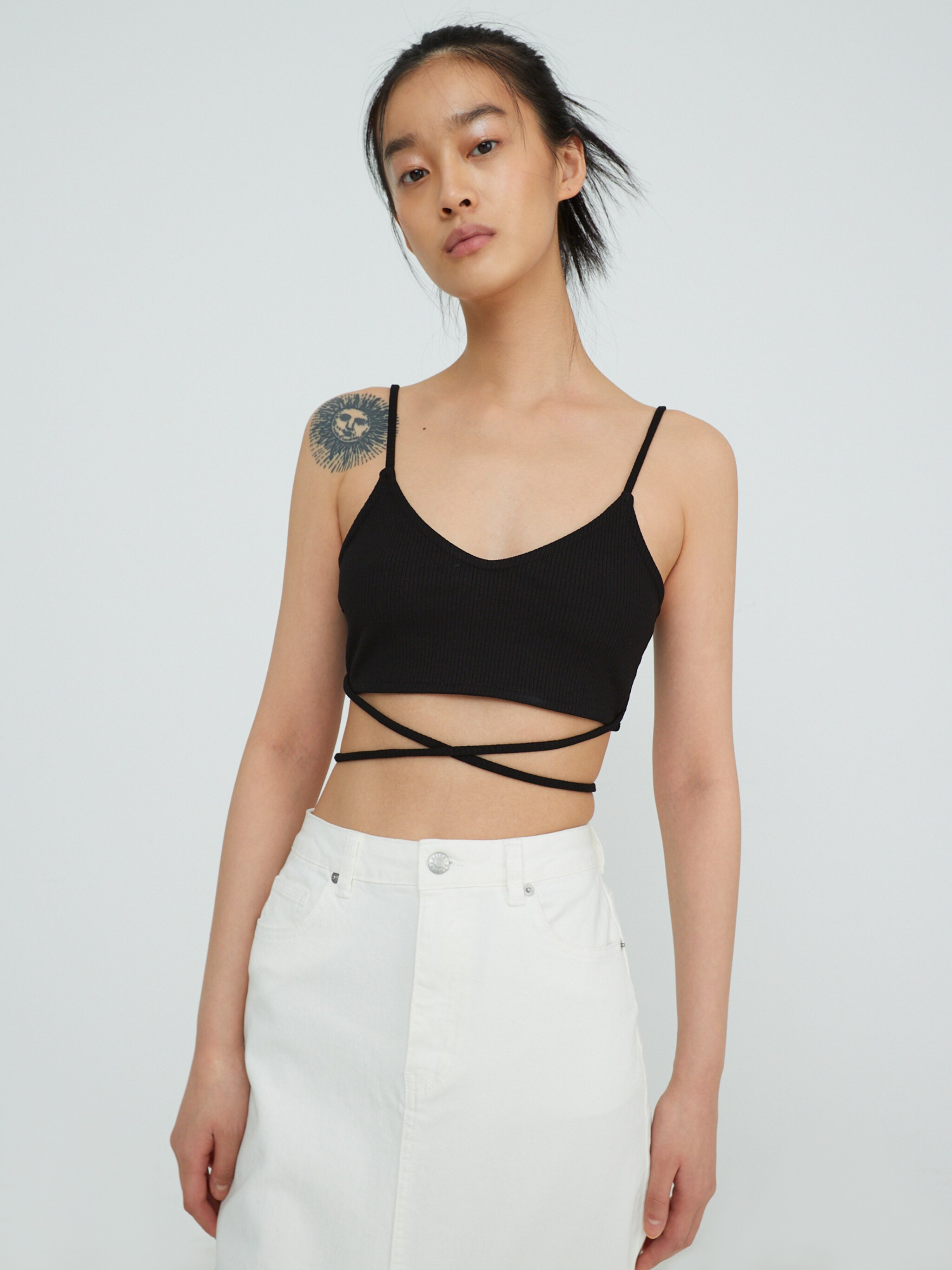 EDITED Producten Top 'Zenia' Zwart