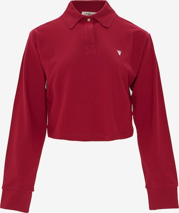 NOWIHT Shirt 'Ottilie' in Red: front