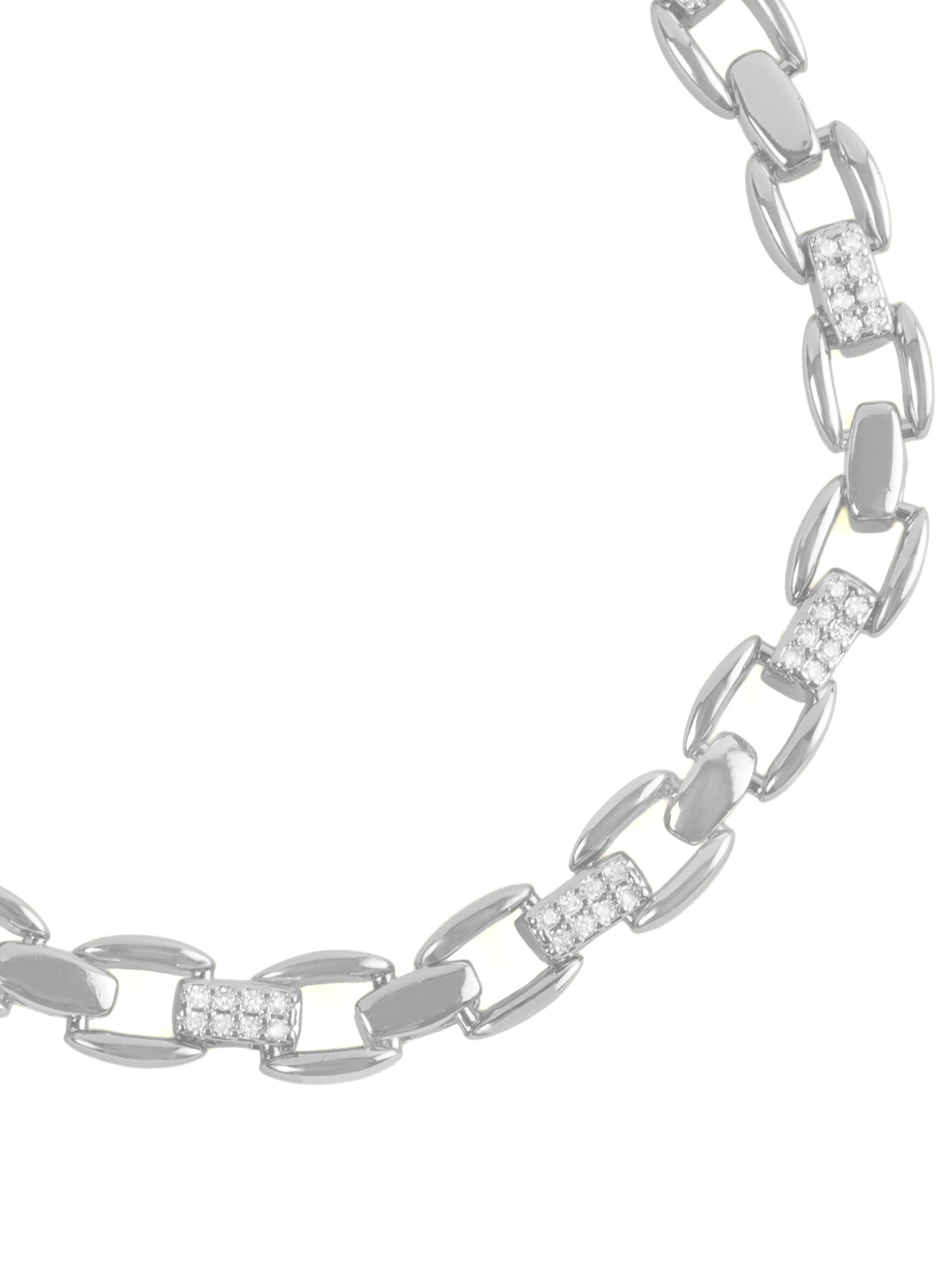 Luxenter - Pulsera 'Yaris' en plata: frente