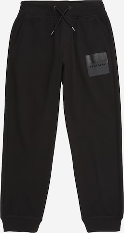 HUGO Tapered Nadrág - fekete: elől