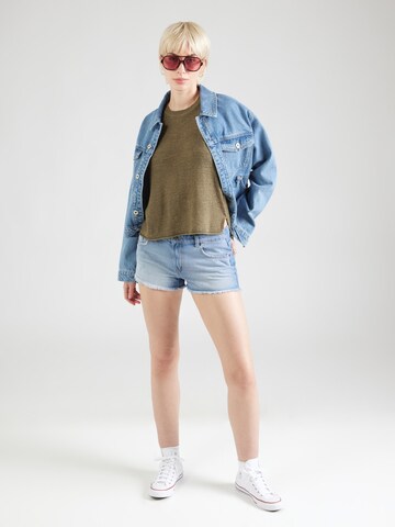 ONLY Regular Shorts 'ONLDEMY' in Blau