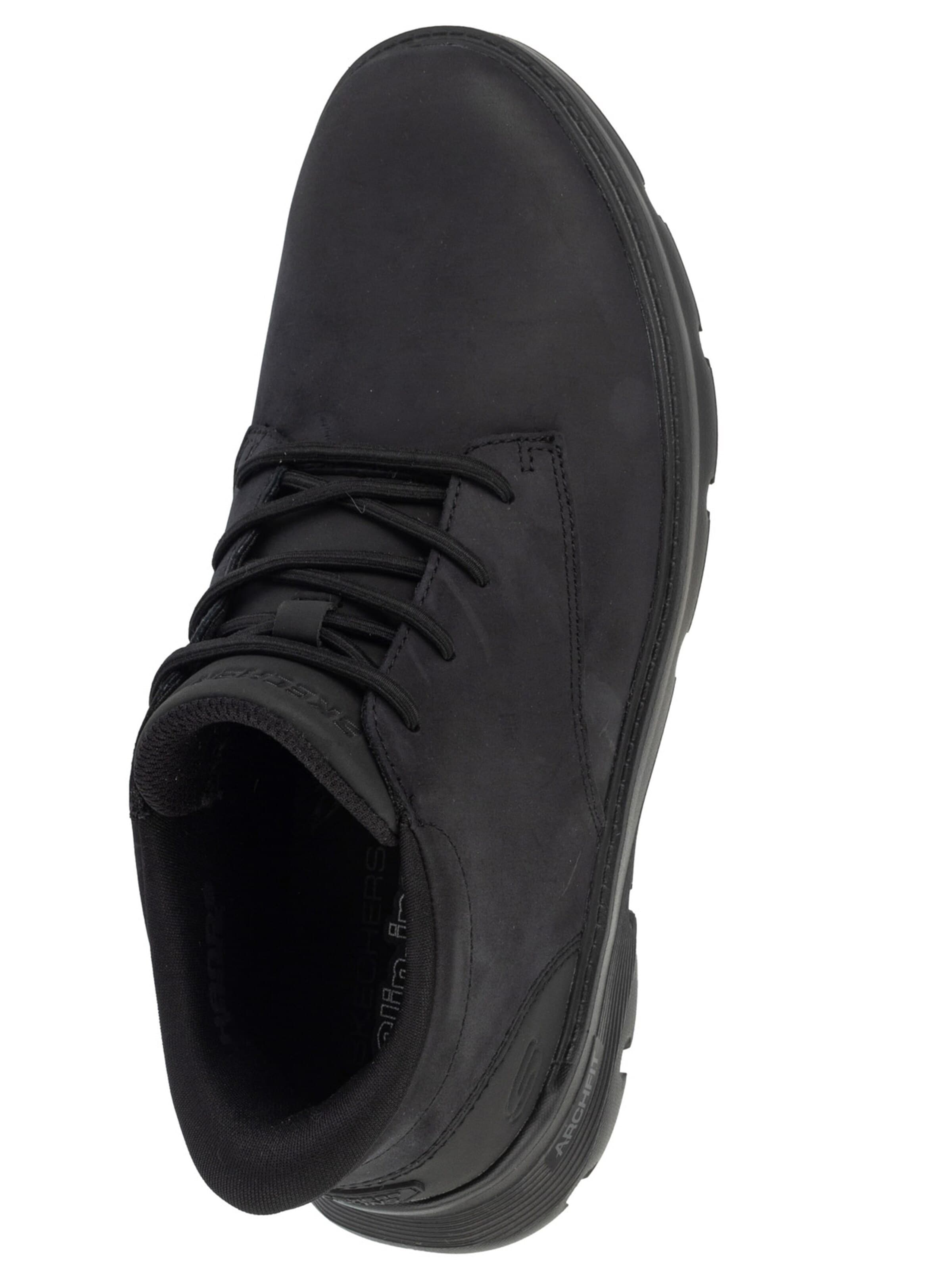 SKECHERS Lace-up boots in Black