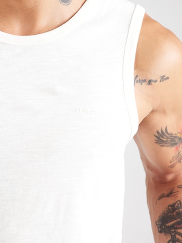T-Shirt s.Oliver en blanc