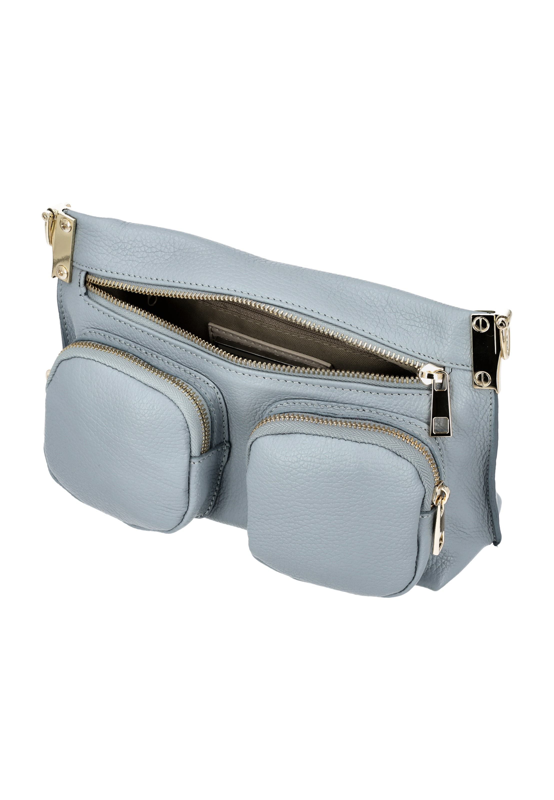 Geantă de umăr de la faina pe albastru