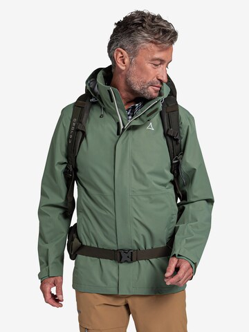 Schöffel Outdoorová bunda - Zelená: predná strana