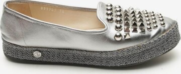 Baldinini Flats & Loafers in 38 in Silver: front