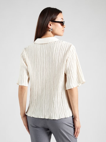 Chemisier 'SLFELMA' SELECTED en beige