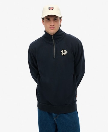 Superdry & Co Sweatshirt 'Athletic' in Blue: front