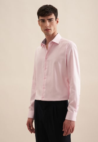 SEIDENSTICKER Slim fit Zakelijk overhemd in Roze