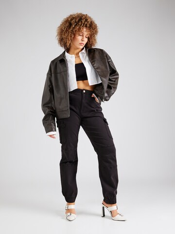 ONLY Carmakoma Tapered Cargo jeans 'CARMissouri' in Black