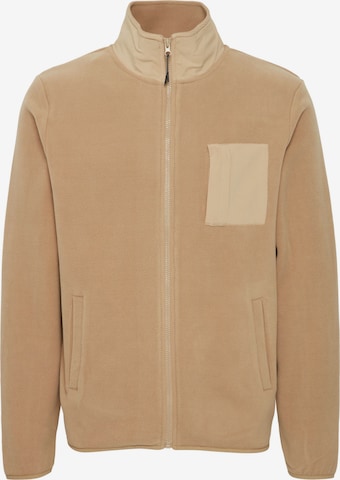 Veste en polaire ' BHBROOKS Sweatshirt zipp thru ' BLEND en marron : devant