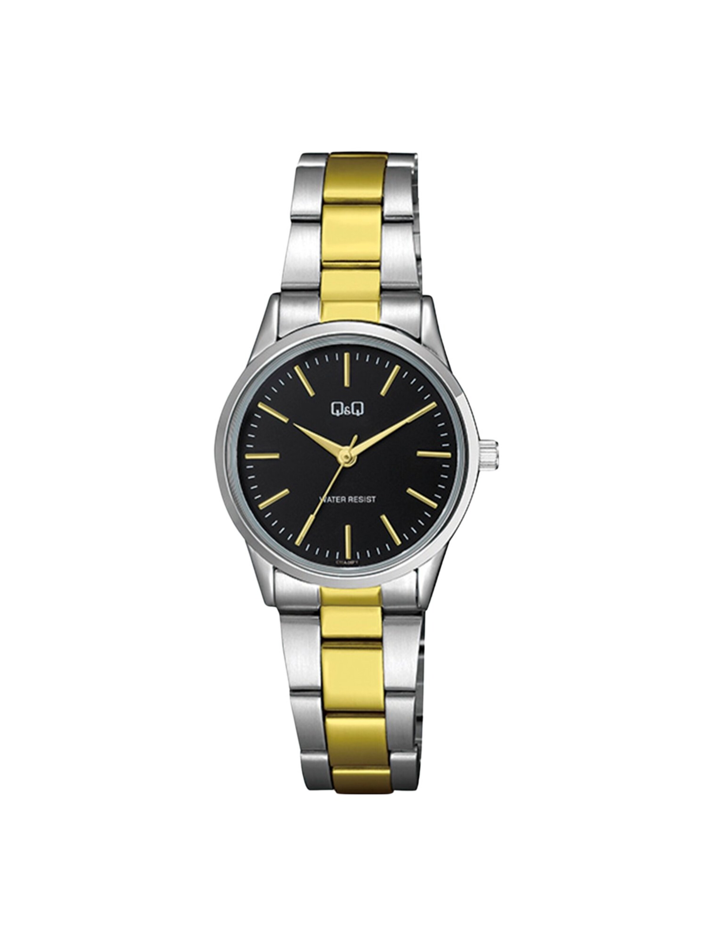 Q&Q Uhr 'Klassisch' in Gold: Vorderseite