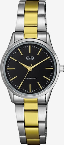 Montre à affichage analogique 'Klassisch' Q&Q en or : devant