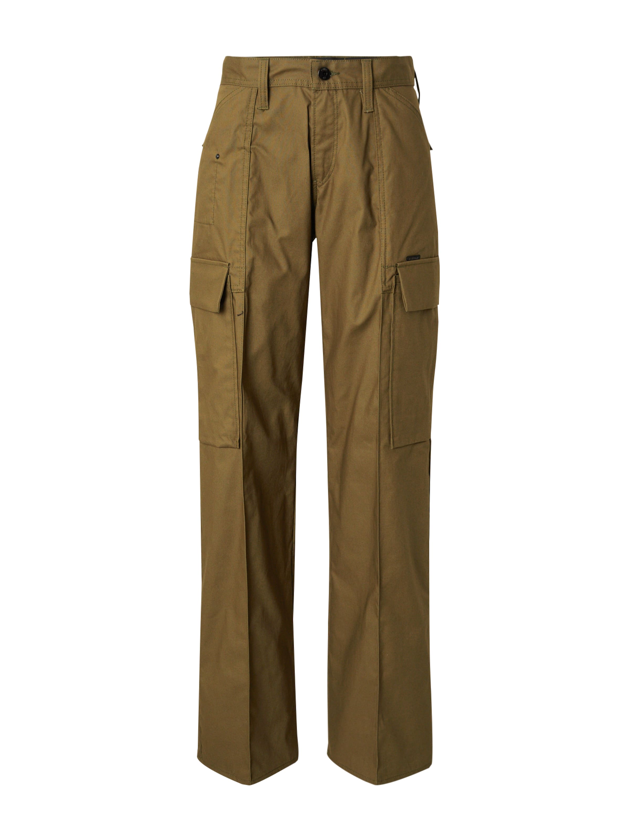 G-STAR - Loosefit Pantalón cargo en verde: frente