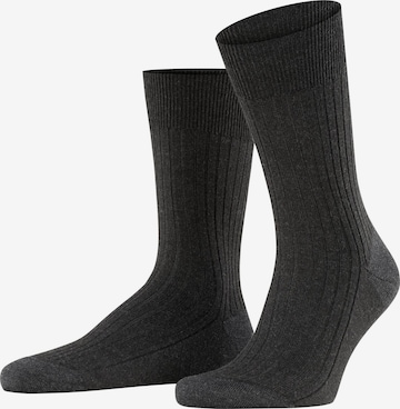 FALKE Socken 'Bristol Pure' in Grau: Vorderseite