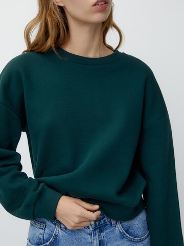 Pull&Bear Sweatshirt in Grün