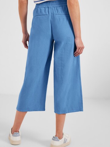 CECIL Wide leg Broek in Blauw