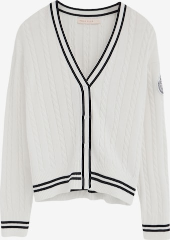 Polo Club Strickjacke 'Nautic' in Beige: Vorderseite