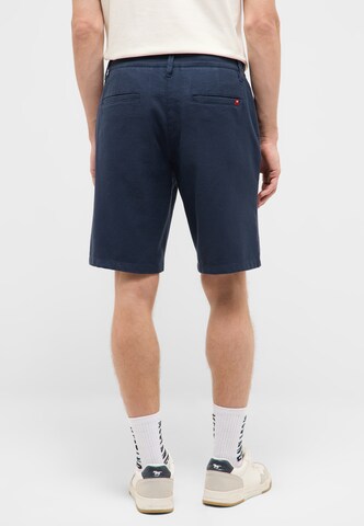 MUSTANG Regular Chino trousers ' Style Brad ' in Blue
