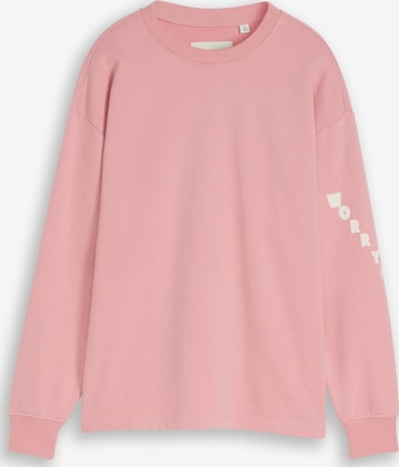 rožinė TOM TAILOR Megztinis be užsegimo: priekis