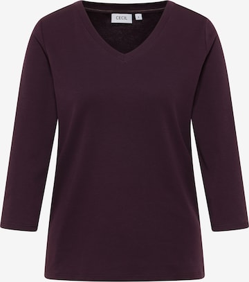 CECIL Shirt in Lila: Vorderseite