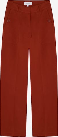 Scalpers Regular Trousers in Red: front