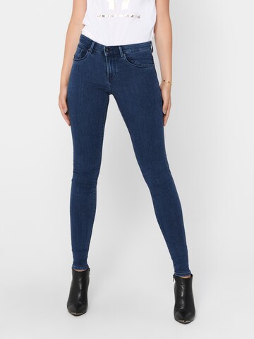 Only Tall Skinny Jeans 'RAIN' in Blue: front