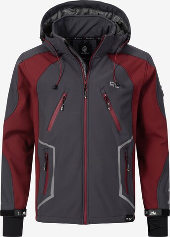 Rock Creek Outdoorjacke in Grau: predná strana