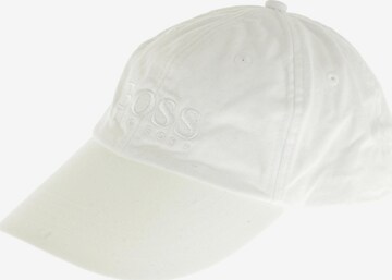 BOSS Hat & Cap in One size in White: front