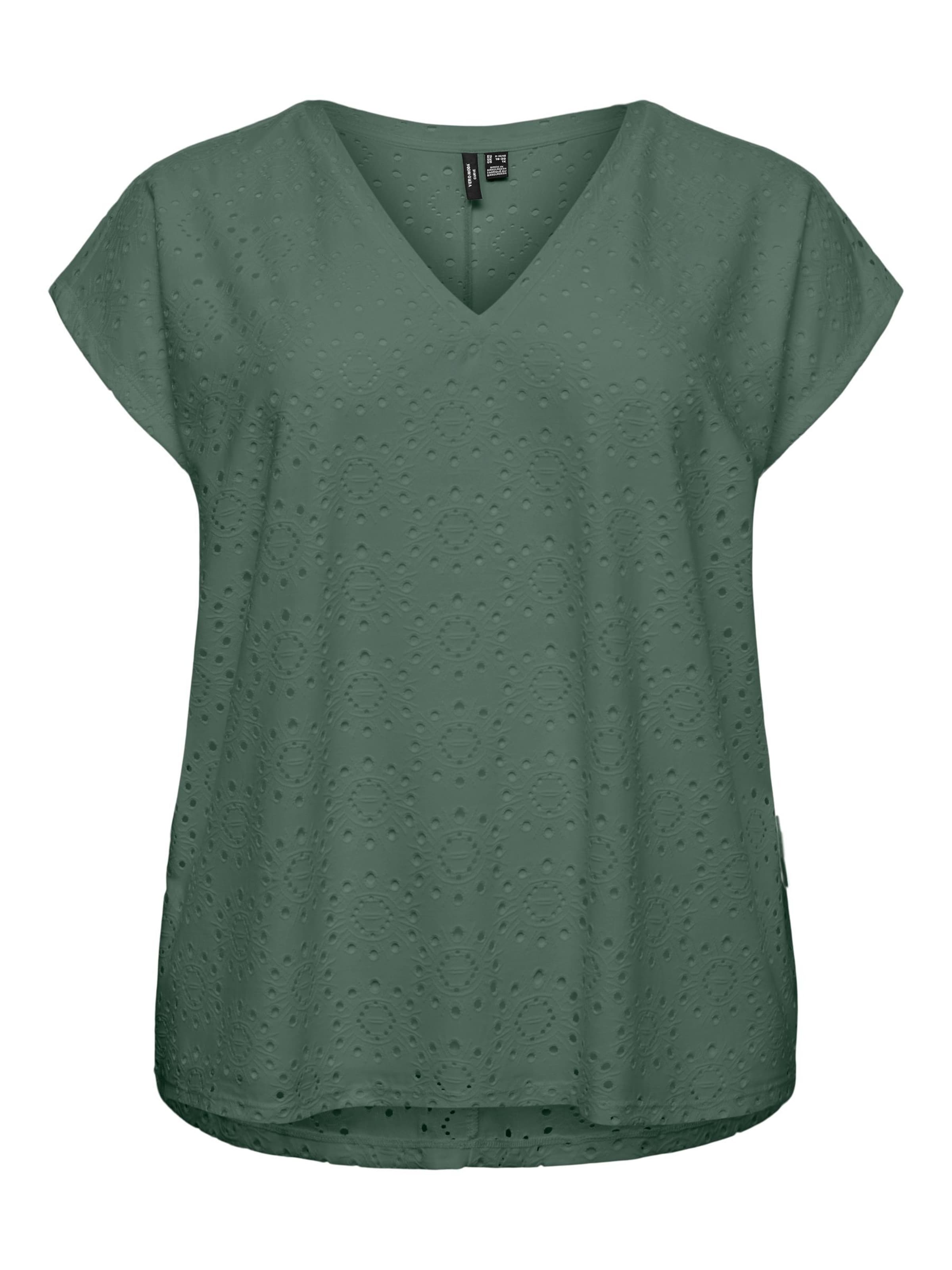 Chemisier 'VMCTassa' Vero Moda Curve en vert : devant