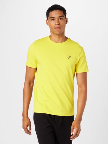 Lyle & Scott Shirt in Geel: voorkant