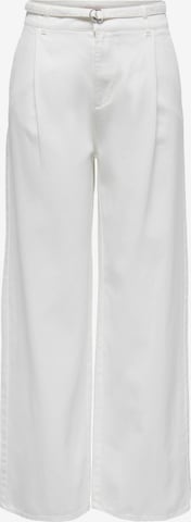 Wide Leg Pantalon 'Devorah' ONLY en blanc : devant