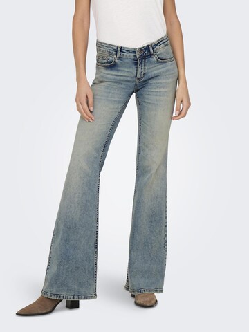 ONLY Flared Jeans 'TIGER' in Blauw: voorkant