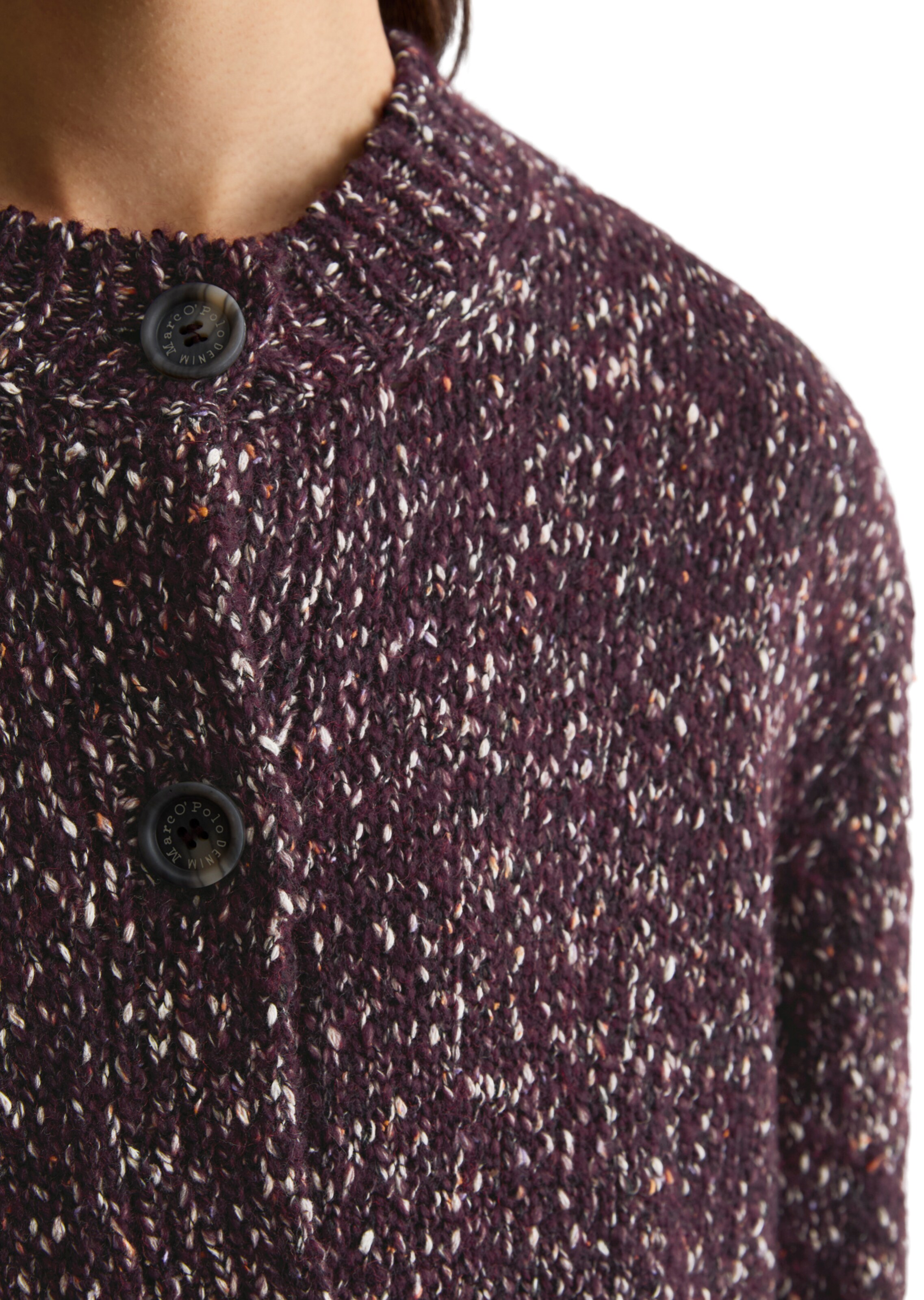 Marc O'Polo DENIM Knit cardigan in Red