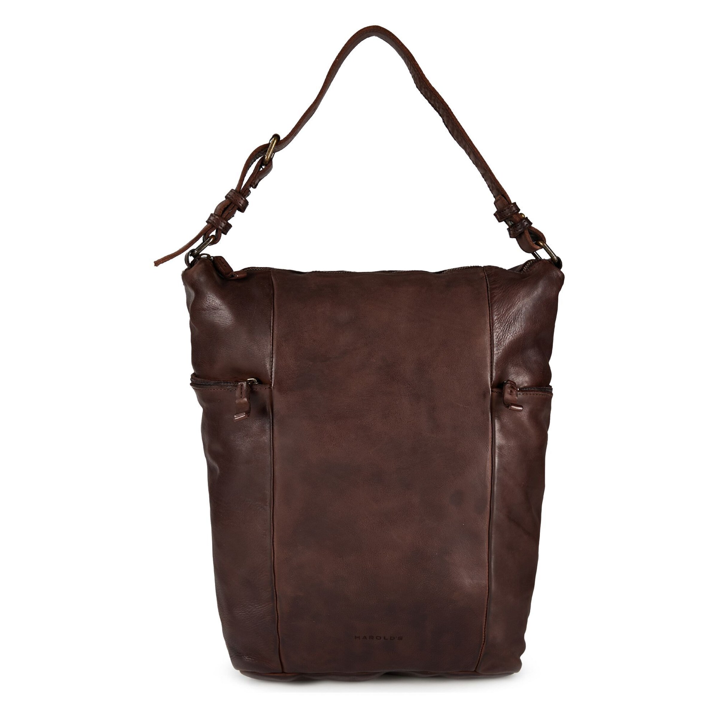 Harold's Rugzak 'Submarine City' in de kleur Donkerbruin, Productweergave