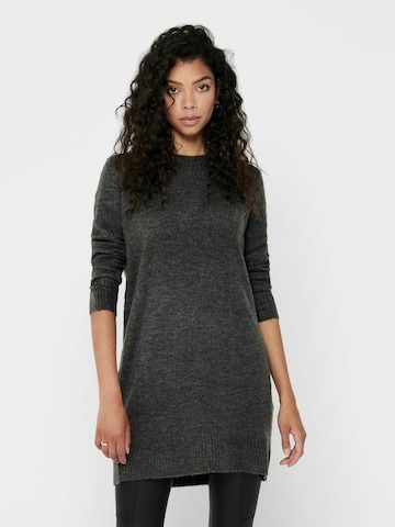 JDY Strickkleid 'Crea' in Grau: Vorderseite