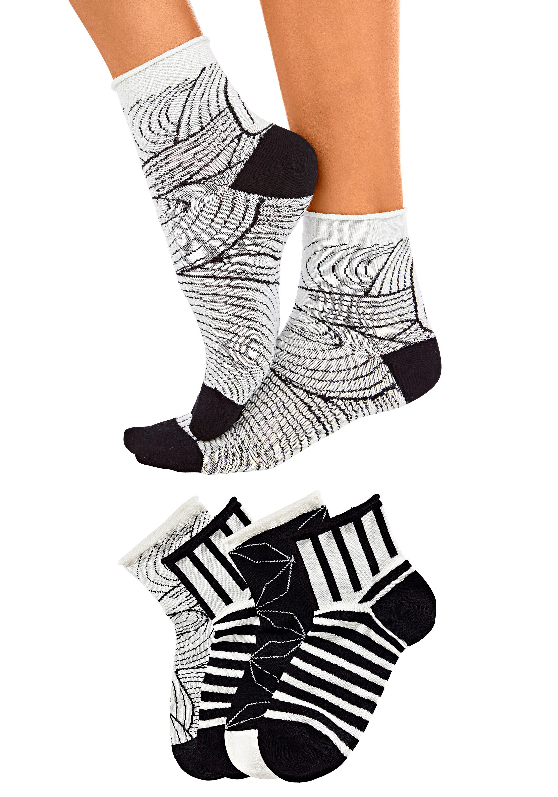 H.I.S Socks in Black